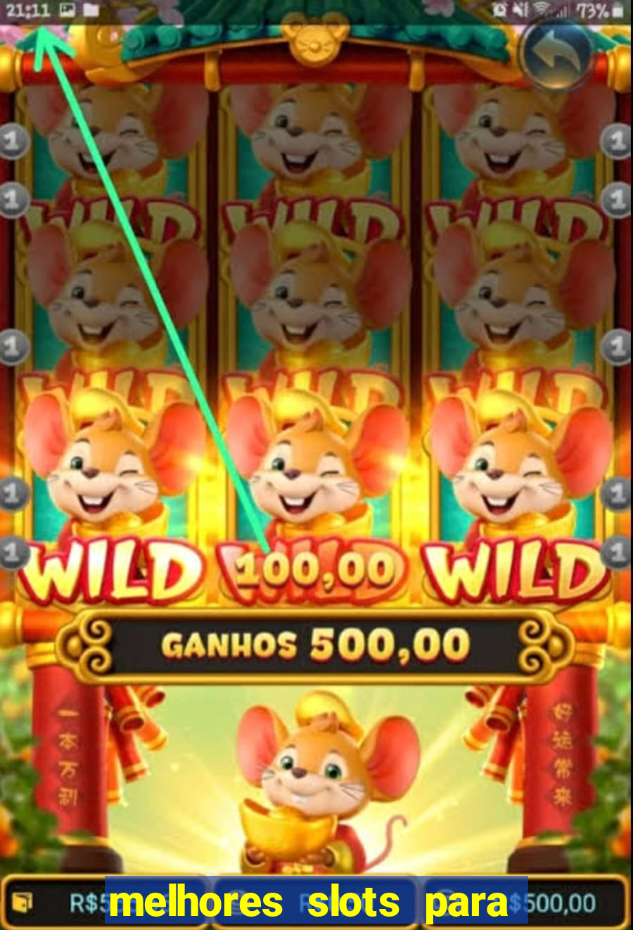 melhores slots para ganhar dinheiro